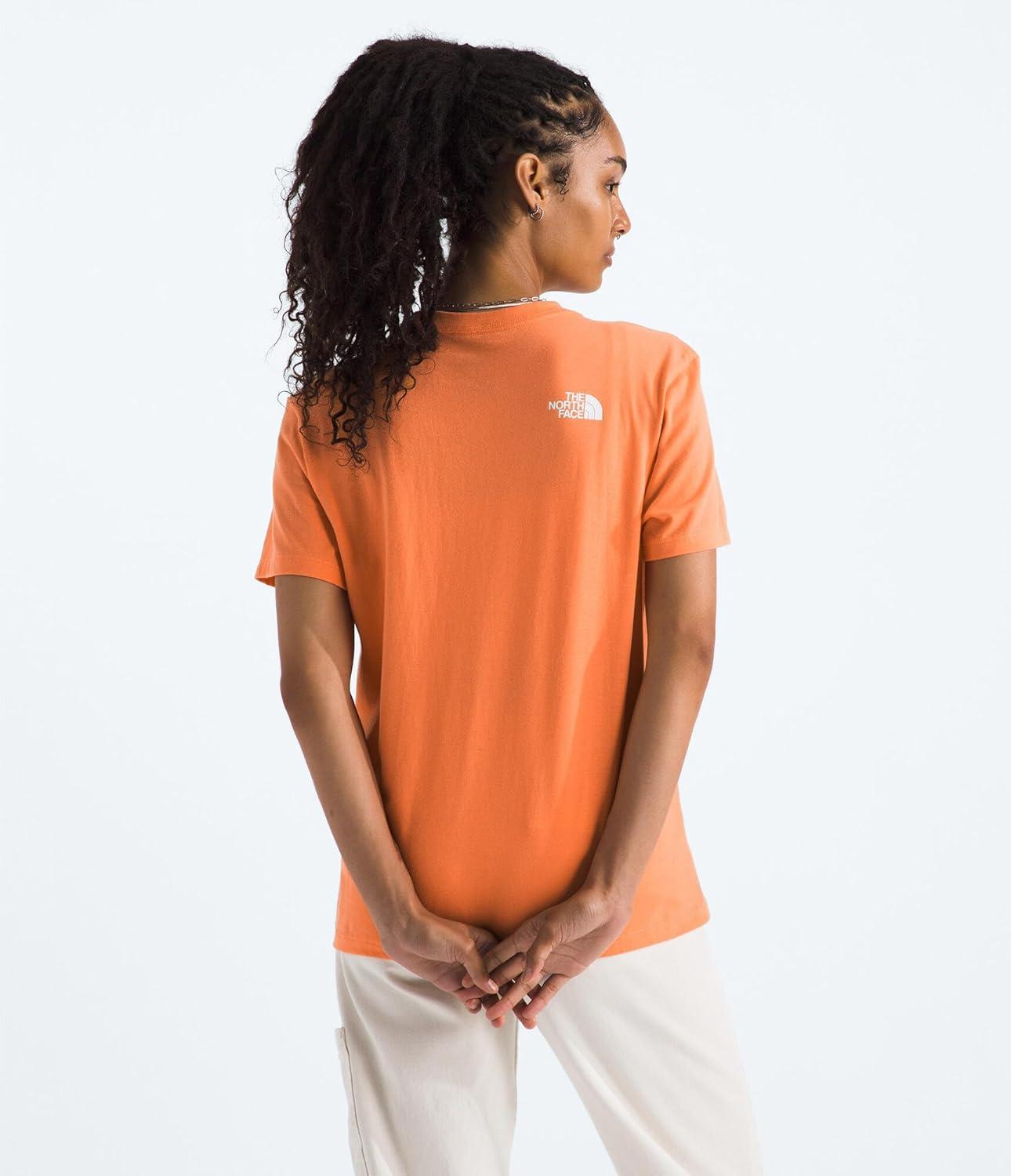 imageThe North Face Womens Evolution Short Sleeve Half Dome TeePapayaTnf White