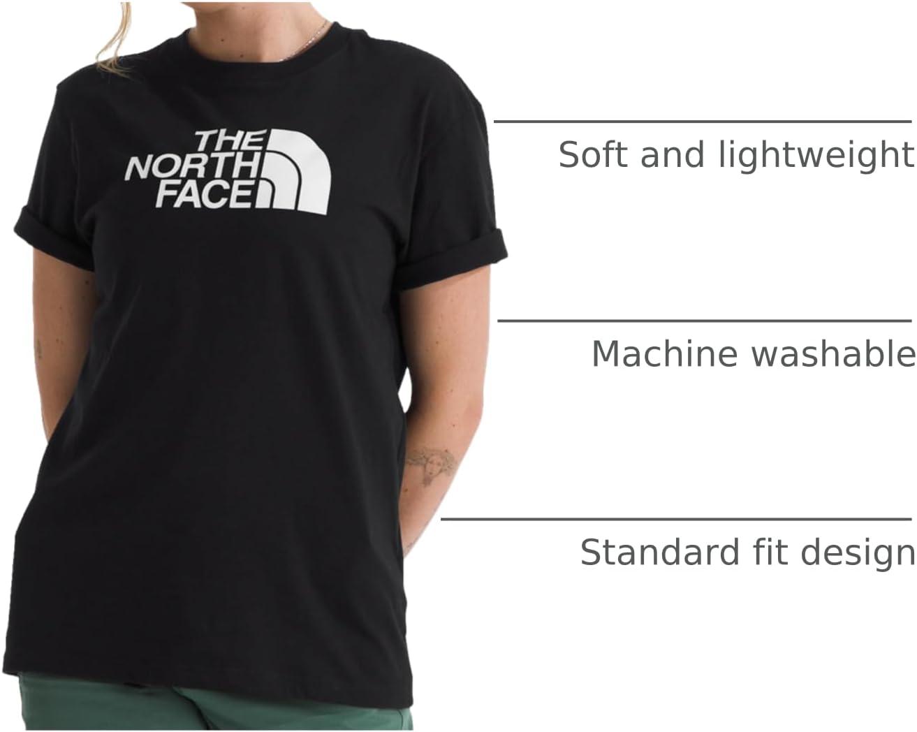 imageThe North Face Womens Evolution Short Sleeve Half Dome TeeTnf BlackTnf White