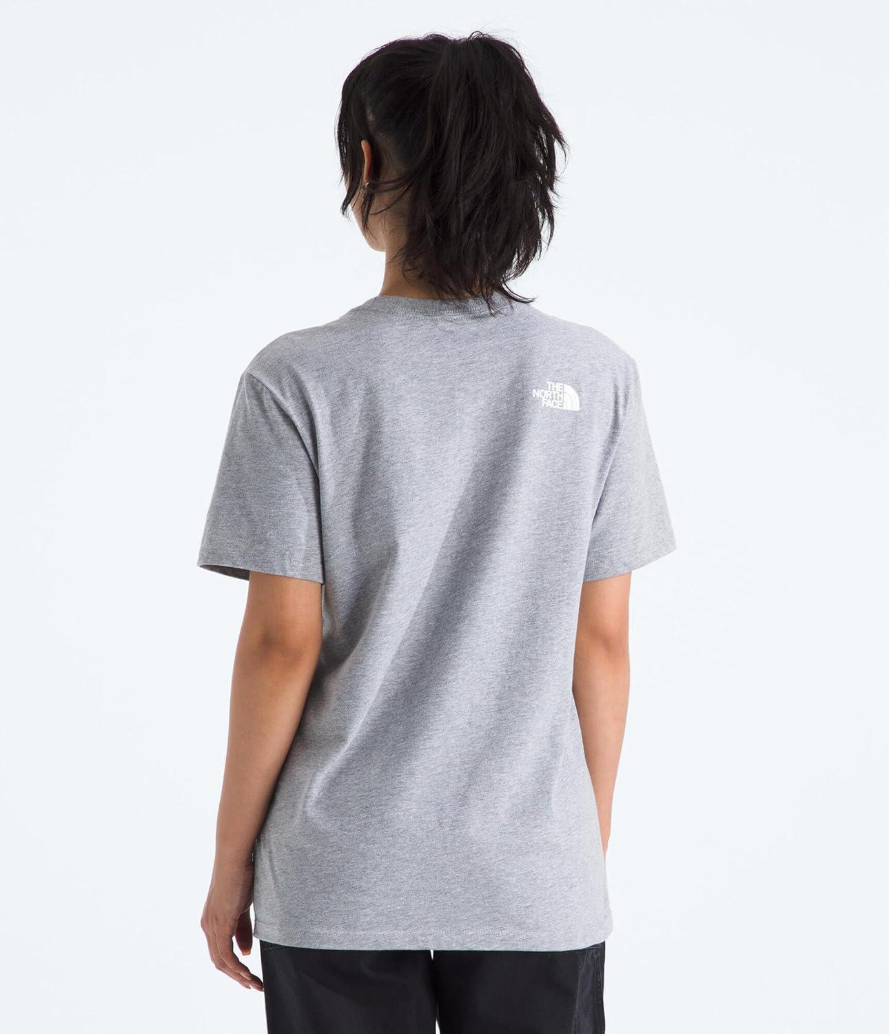 imageThe North Face Womens Evolution Short Sleeve Half Dome TeeTnf Pale Grey HeatherTnf White