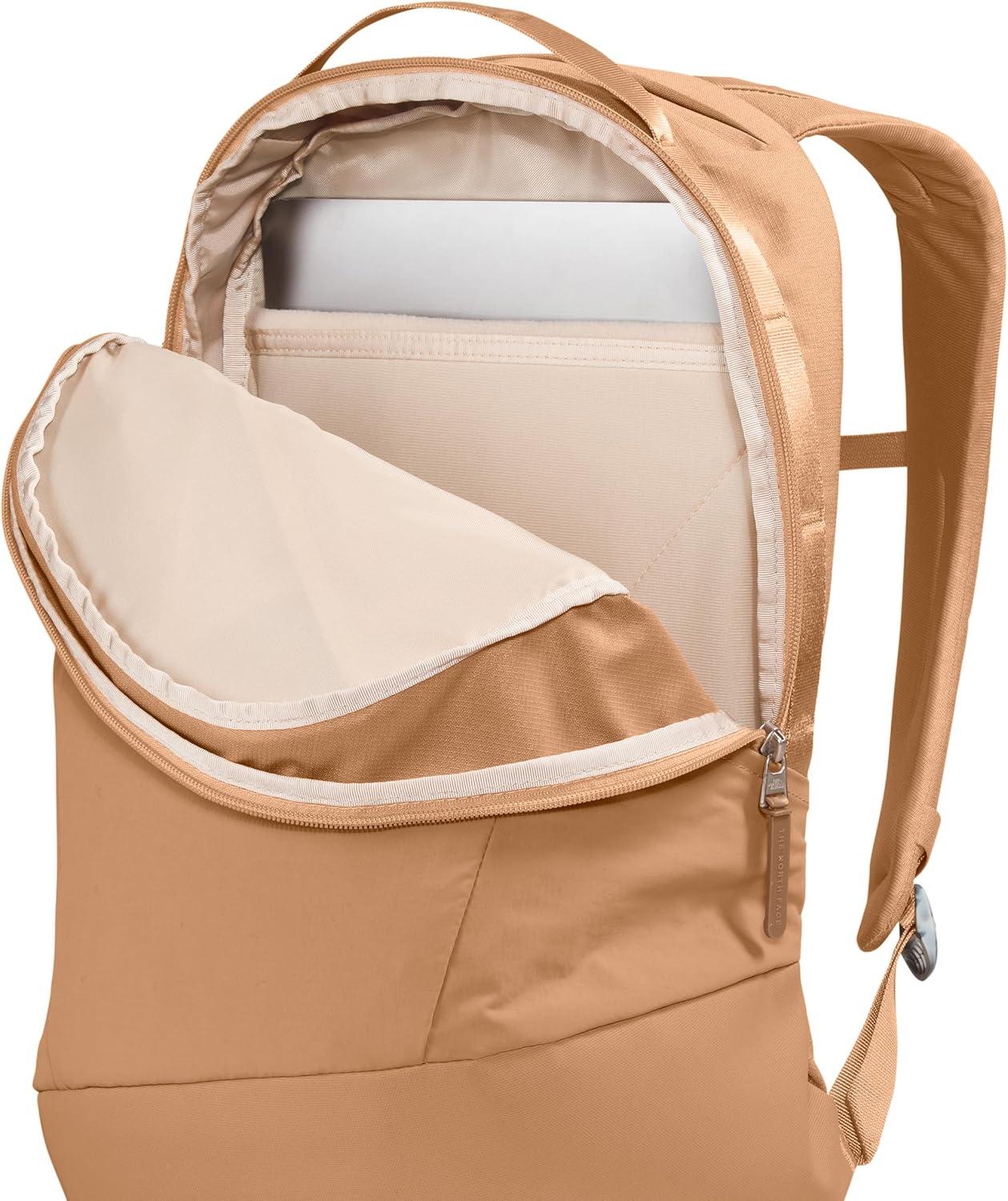 imageThe North Face Womens Isabella 30 Backpack Everyday Travel Bag with 16quot Laptop Sleeve WaterRepellent Finish WomenSpecific Fit Blue Eclipse Light HeatherTNF White One SizeAlmond Butter Dark HeatherCargo Khaki