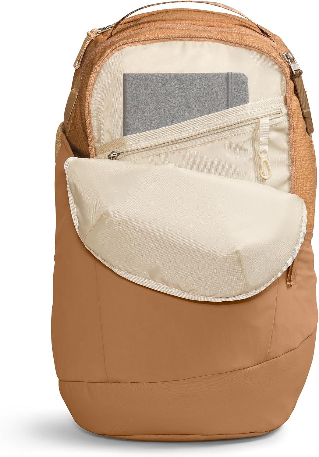 imageThe North Face Womens Isabella 30 Backpack Everyday Travel Bag with 16quot Laptop Sleeve WaterRepellent Finish WomenSpecific Fit Blue Eclipse Light HeatherTNF White One SizeAlmond Butter Dark HeatherCargo Khaki
