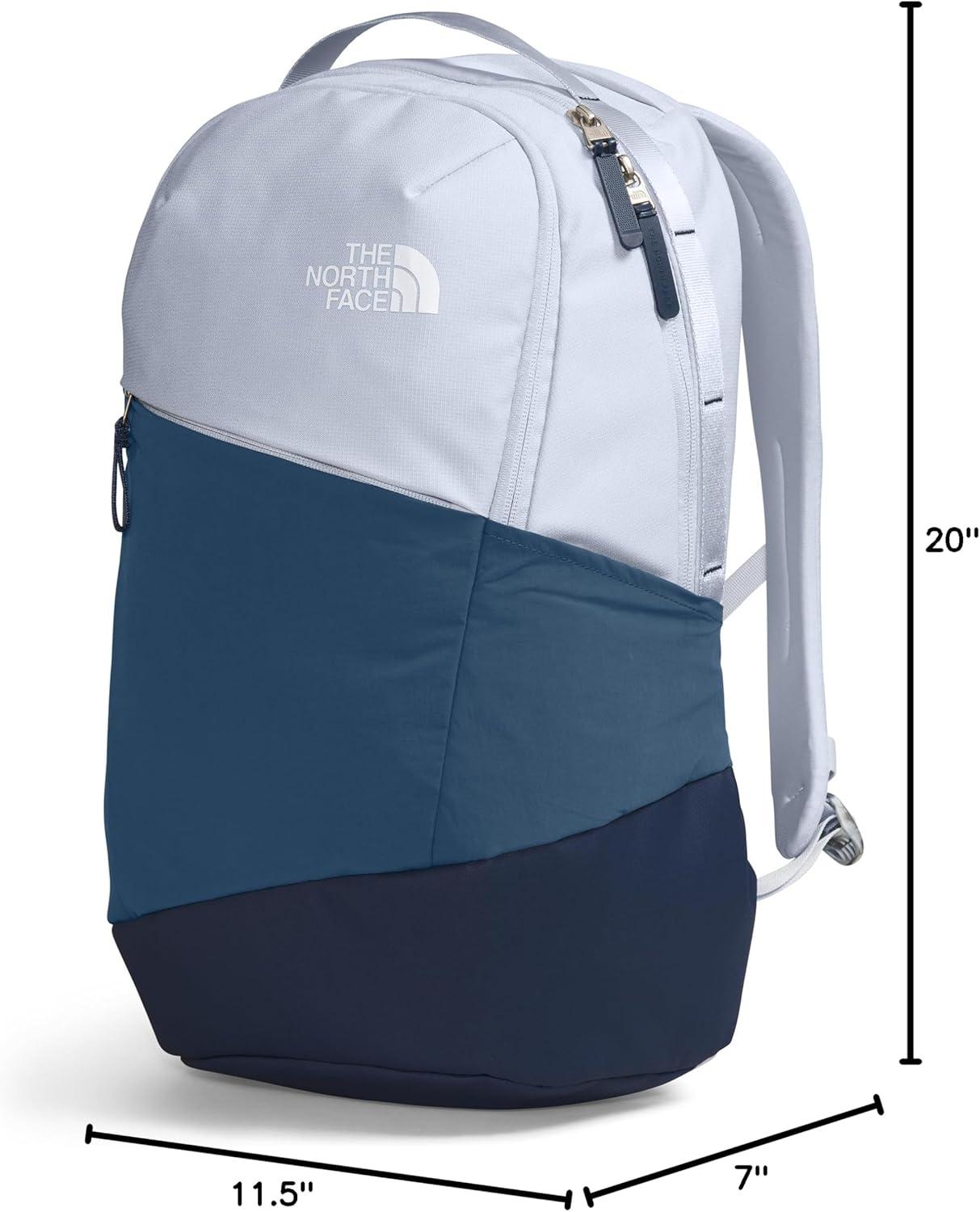 imageThe North Face Womens Isabella 30 Backpack Everyday Travel Bag with 16quot Laptop Sleeve WaterRepellent Finish WomenSpecific Fit Blue Eclipse Light HeatherTNF White One SizeDusty Periwinkle Dark HeatherShady BlueSummit Navy