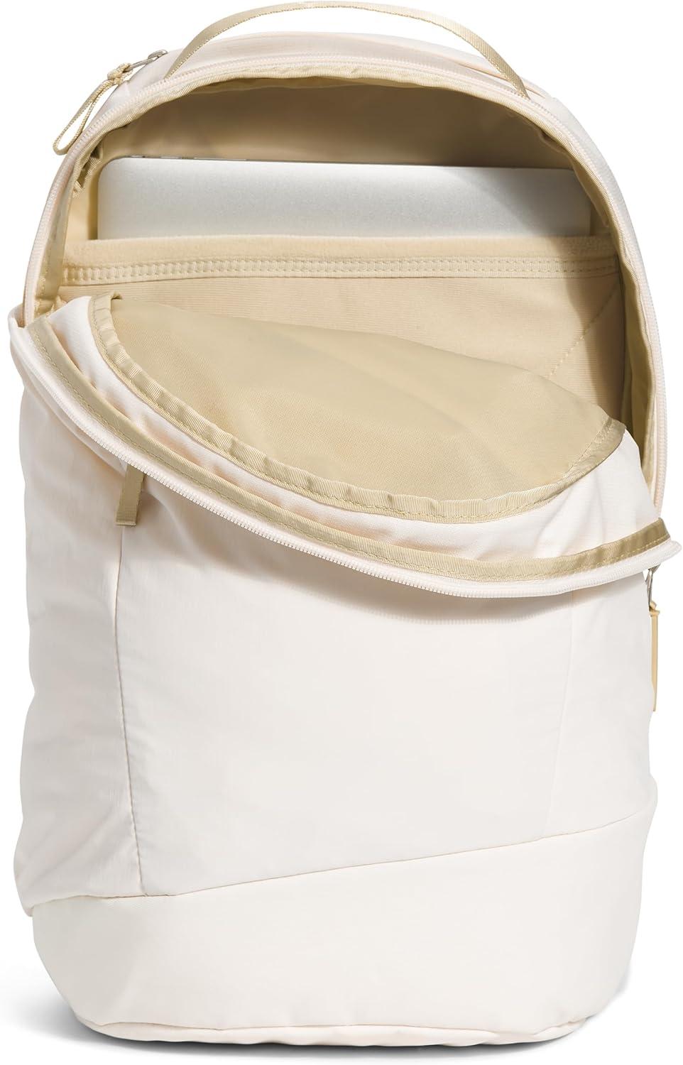 imageThe North Face Womens Isabella 30 Backpack Everyday Travel Bag with 16quot Laptop Sleeve WaterRepellent Finish WomenSpecific Fit Blue Eclipse Light HeatherTNF White One SizeGardenia White Dark HeatherGravelnpf