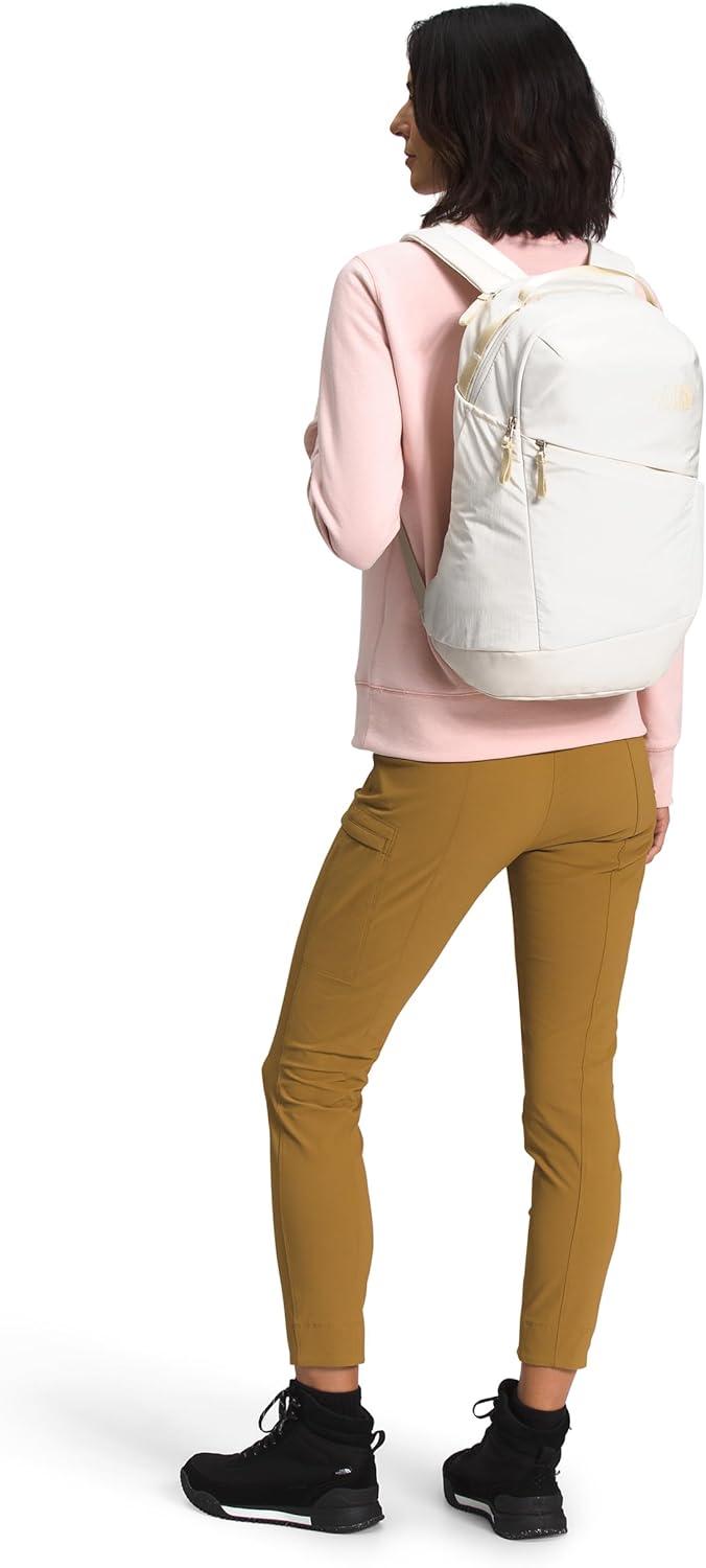 imageThe North Face Womens Isabella 30 Backpack Everyday Travel Bag with 16quot Laptop Sleeve WaterRepellent Finish WomenSpecific Fit Blue Eclipse Light HeatherTNF White One SizeGardenia White Dark HeatherGravelnpf
