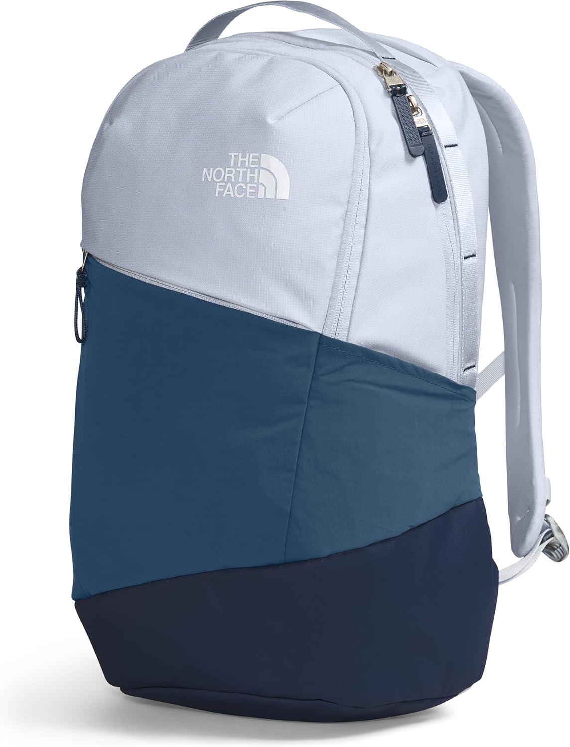 imageThe North Face Womens Isabella 30 Backpack Everyday Travel Bag with 16quot Laptop Sleeve WaterRepellent Finish WomenSpecific Fit Blue Eclipse Light HeatherTNF White One SizeDusty Periwinkle Dark HeatherShady BlueSummit Navy