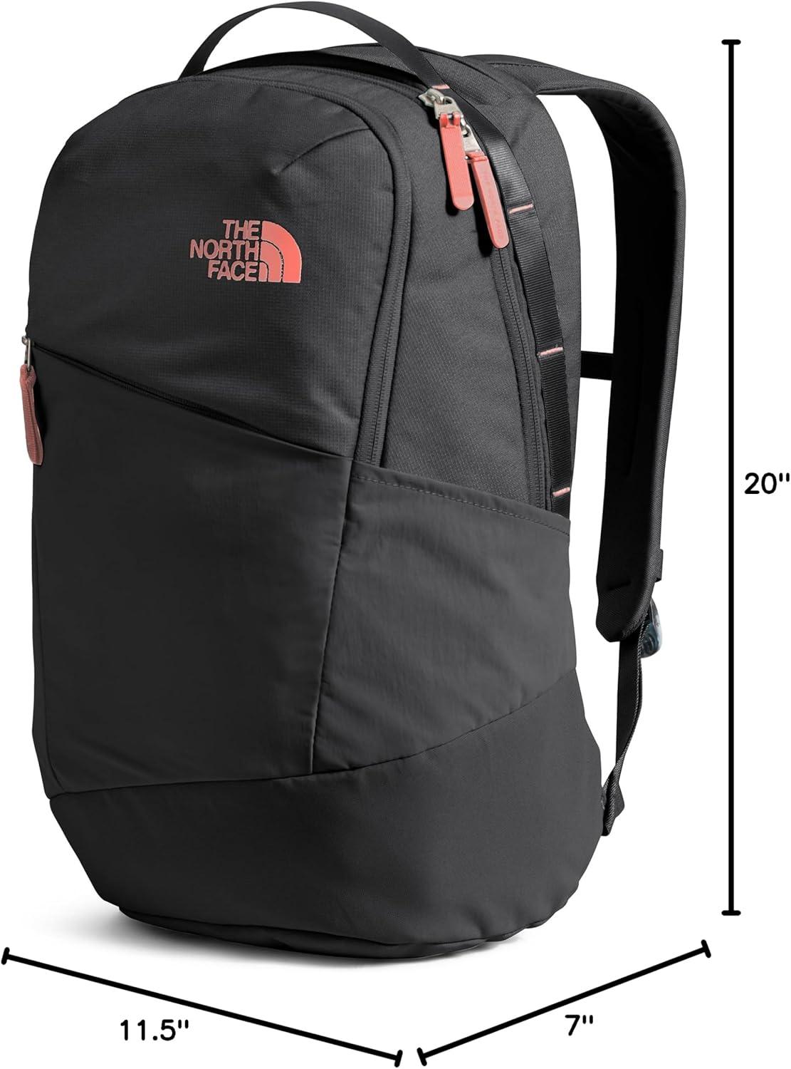 imageThe North Face Womens Isabella 30 Backpack Everyday Travel Bag with 16quot Laptop Sleeve WaterRepellent Finish WomenSpecific Fit Blue Eclipse Light HeatherTNF White One SizeTnf Black Light HeatherBurnt Coral Metallic