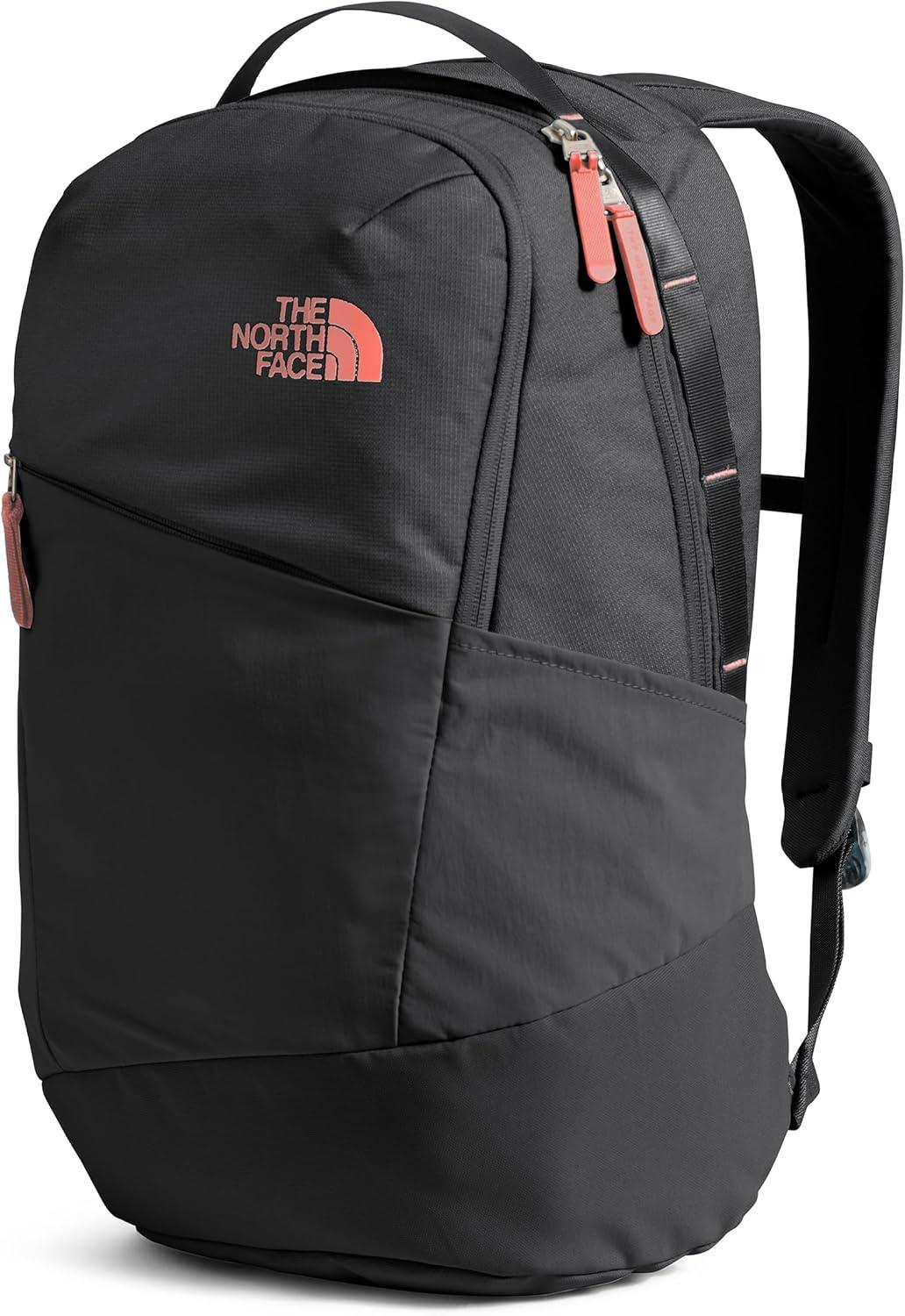 imageThe North Face Womens Isabella 30 Backpack Everyday Travel Bag with 16quot Laptop Sleeve WaterRepellent Finish WomenSpecific Fit Blue Eclipse Light HeatherTNF White One SizeTnf Black Light HeatherBurnt Coral Metallic