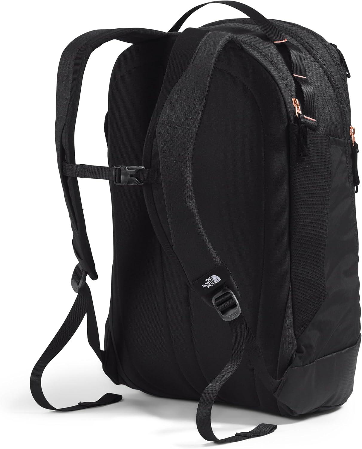 imageThe North Face Womens Isabella Transit Backpack Commuter Travel Bag with 16quot Laptop Sleeve WaterRepellent Finish WomenSpecific Fit TNF Black Light HeatherBurnt Coral MetallicNPF One SizeTnf Black Light HeatherBurnt Coral Metallicnpf