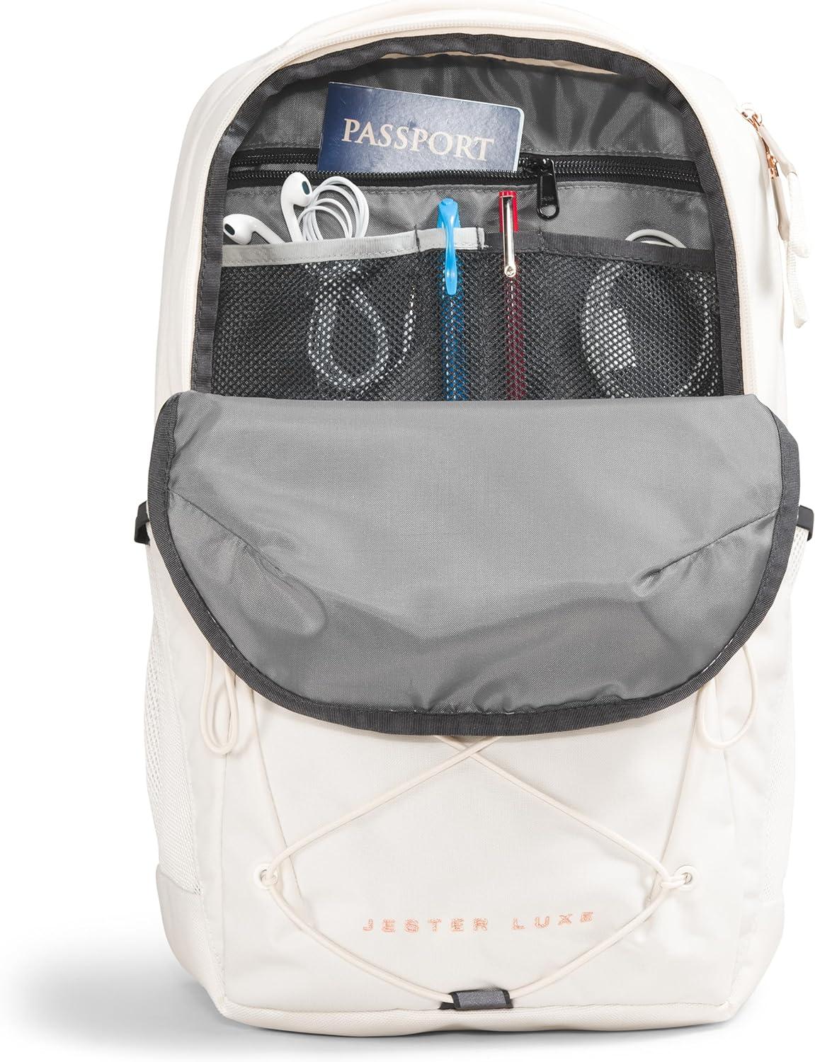 imageThe North Face Womens Jester Everyday Laptop Backpack Commuter Travel Bag with Laptop Sleeve WaterRepellent Finish Spacious Compartment Steel Blue One SizeGardenia WhiteBurnt Coral Metallic