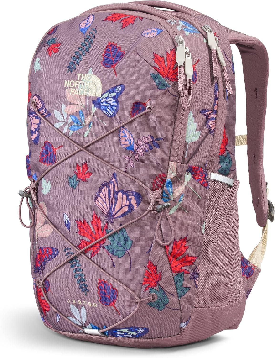 imageThe North Face Womens Jester Everyday Laptop Backpack Commuter Travel Bag with Laptop Sleeve WaterRepellent Finish Spacious Compartment Steel Blue One SizeFawn Grey Fall Wanderer Print