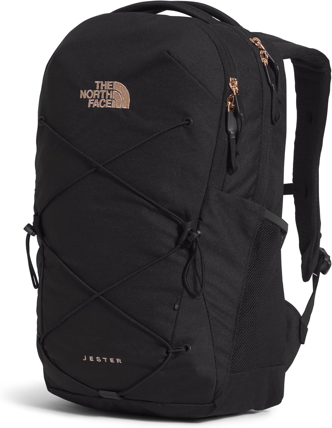 imageThe North Face Womens Jester Everyday Laptop Backpack Commuter Travel Bag with Laptop Sleeve WaterRepellent Finish Spacious Compartment Steel Blue One SizeTnf BlackBurnt Coral Metallic 1