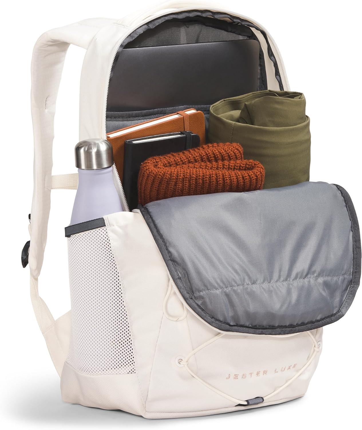 imageThe North Face Womens Jester Everyday Laptop Backpack Commuter Travel Bag with Laptop Sleeve WaterRepellent Finish Spacious Compartment Steel Blue One SizeGardenia WhiteBurnt Coral Metallic