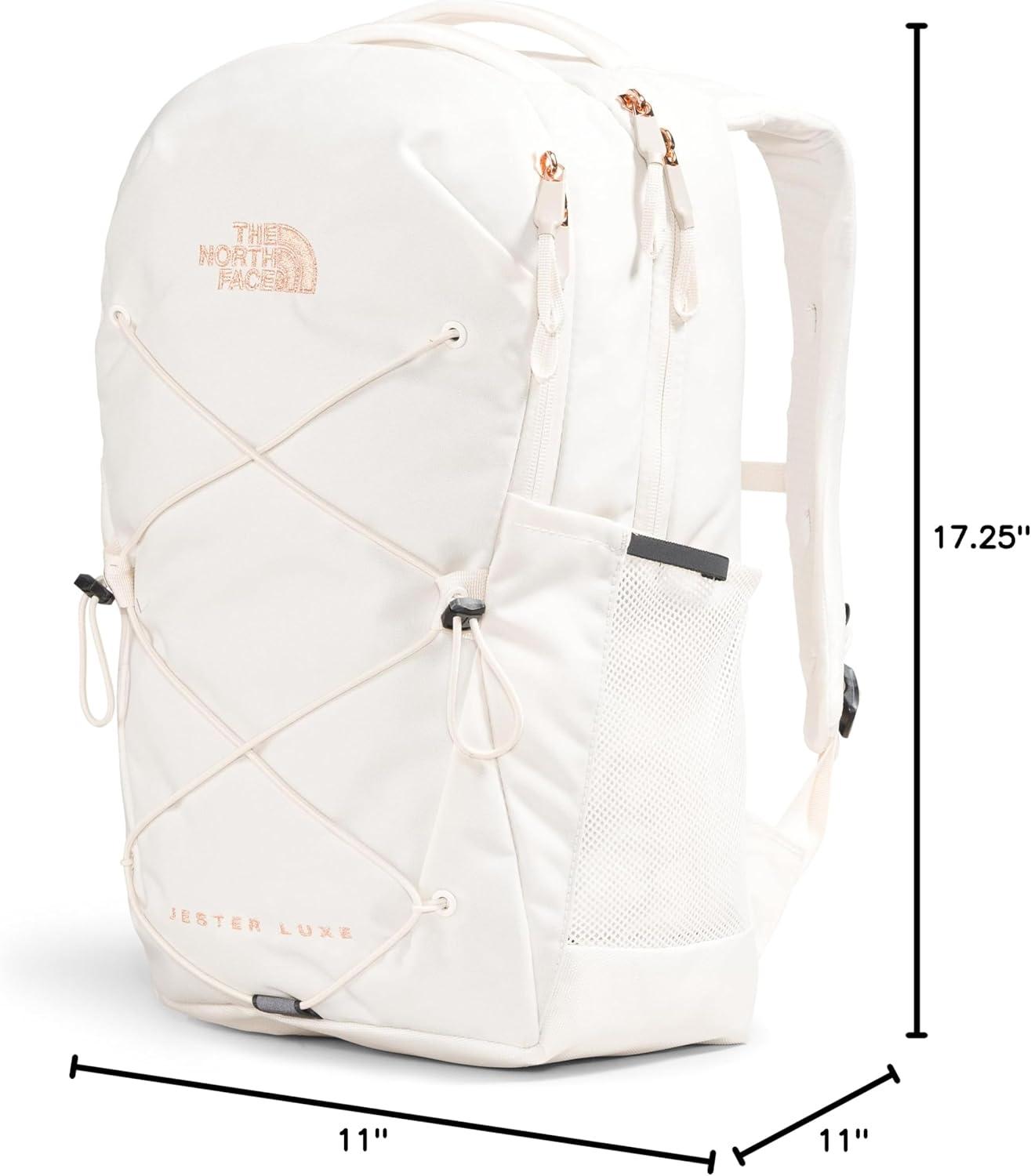 imageThe North Face Womens Jester Everyday Laptop Backpack Commuter Travel Bag with Laptop Sleeve WaterRepellent Finish Spacious Compartment Steel Blue One SizeGardenia WhiteBurnt Coral Metallic