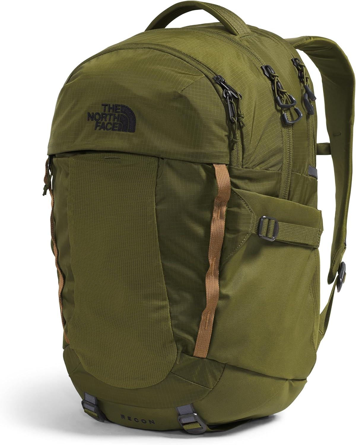 imageThe North Face Womens Recon Everyday Laptop Backpack Commuter Travel Bag with 16quot Laptop Sleeve WaterRepellent Finish WomenSpecific Fit Blue Eclipse Light HeatherBlue Eclipse One SizeForest OliveUtility Brown