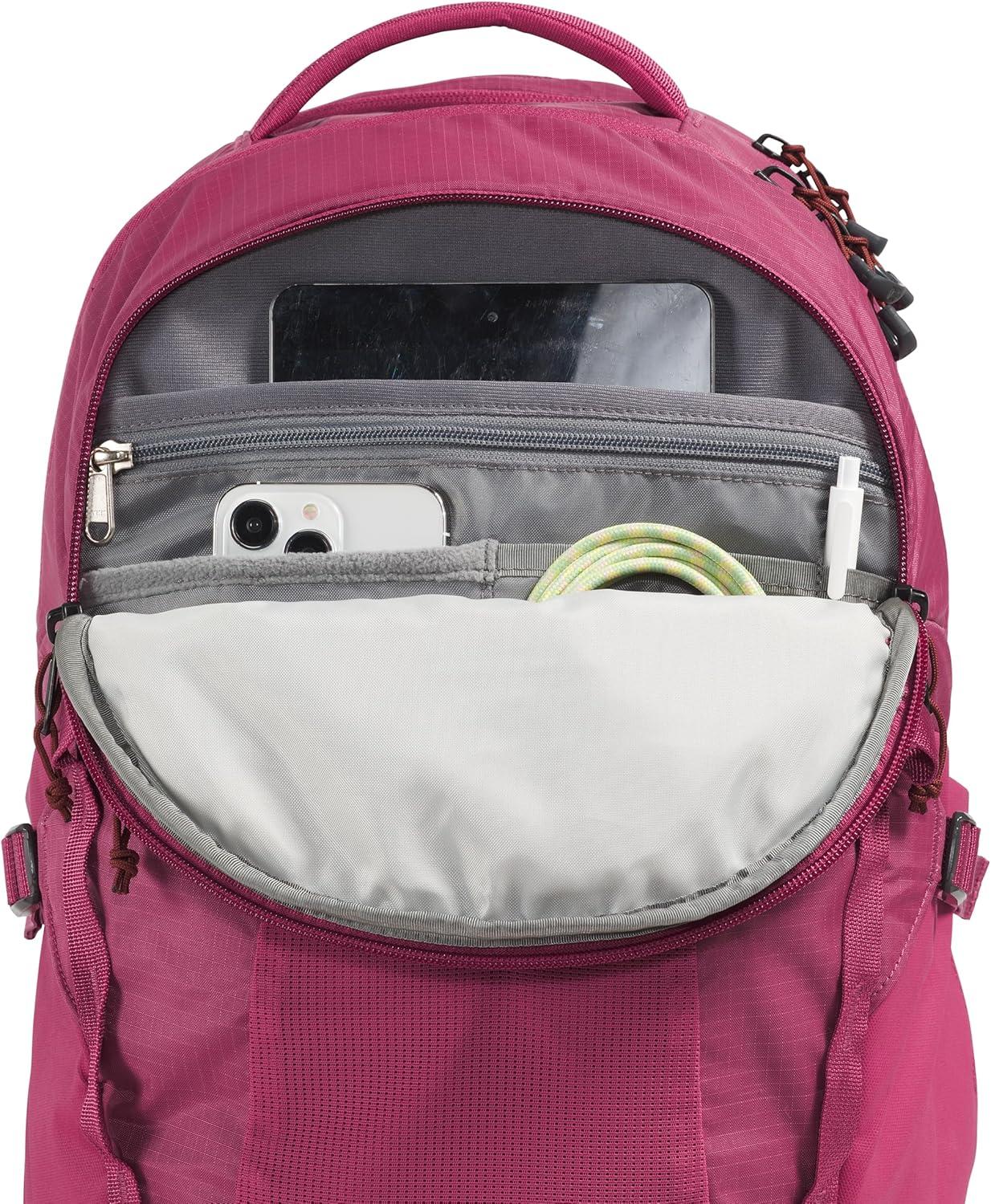 imageThe North Face Womens Recon Everyday Laptop Backpack Commuter Travel Bag with 16quot Laptop Sleeve WaterRepellent Finish WomenSpecific Fit Blue Eclipse Light HeatherBlue Eclipse One SizeCyber BerrySumac