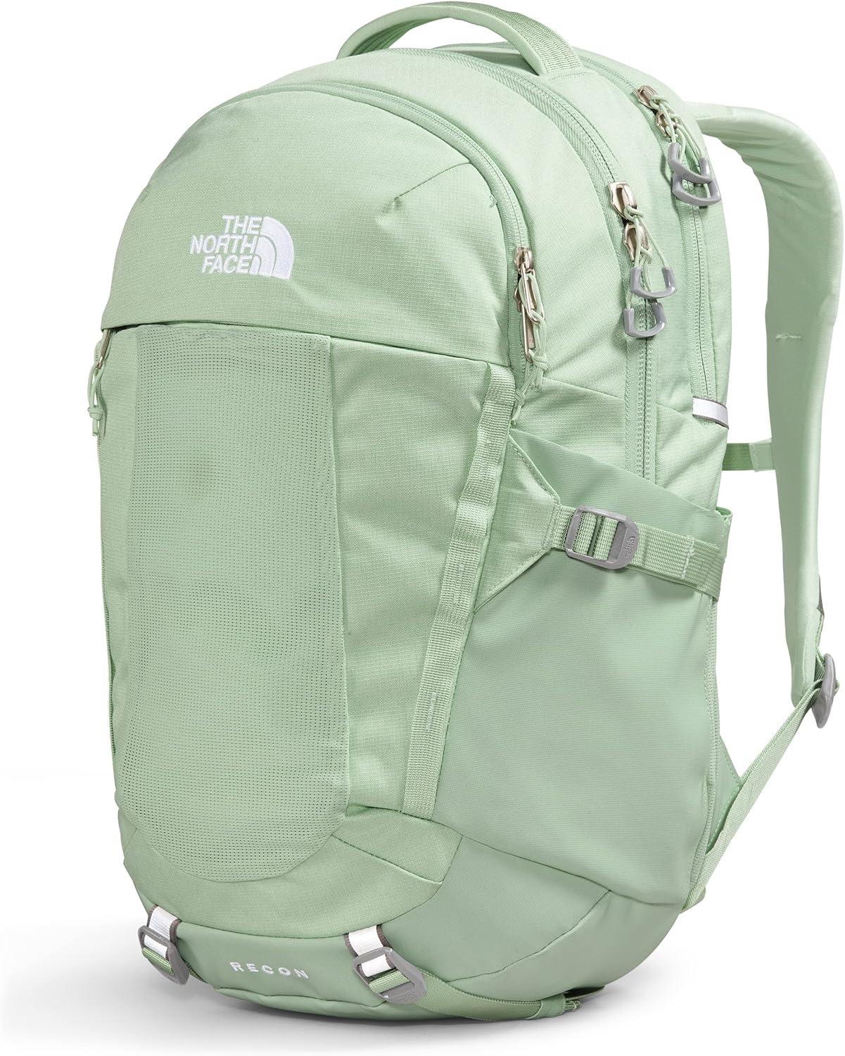 imageThe North Face Womens Recon Everyday Laptop Backpack Commuter Travel Bag with 16quot Laptop Sleeve WaterRepellent Finish WomenSpecific Fit Blue Eclipse Light HeatherBlue Eclipse One SizeMisty Sage Dark HeatherMeld Grey