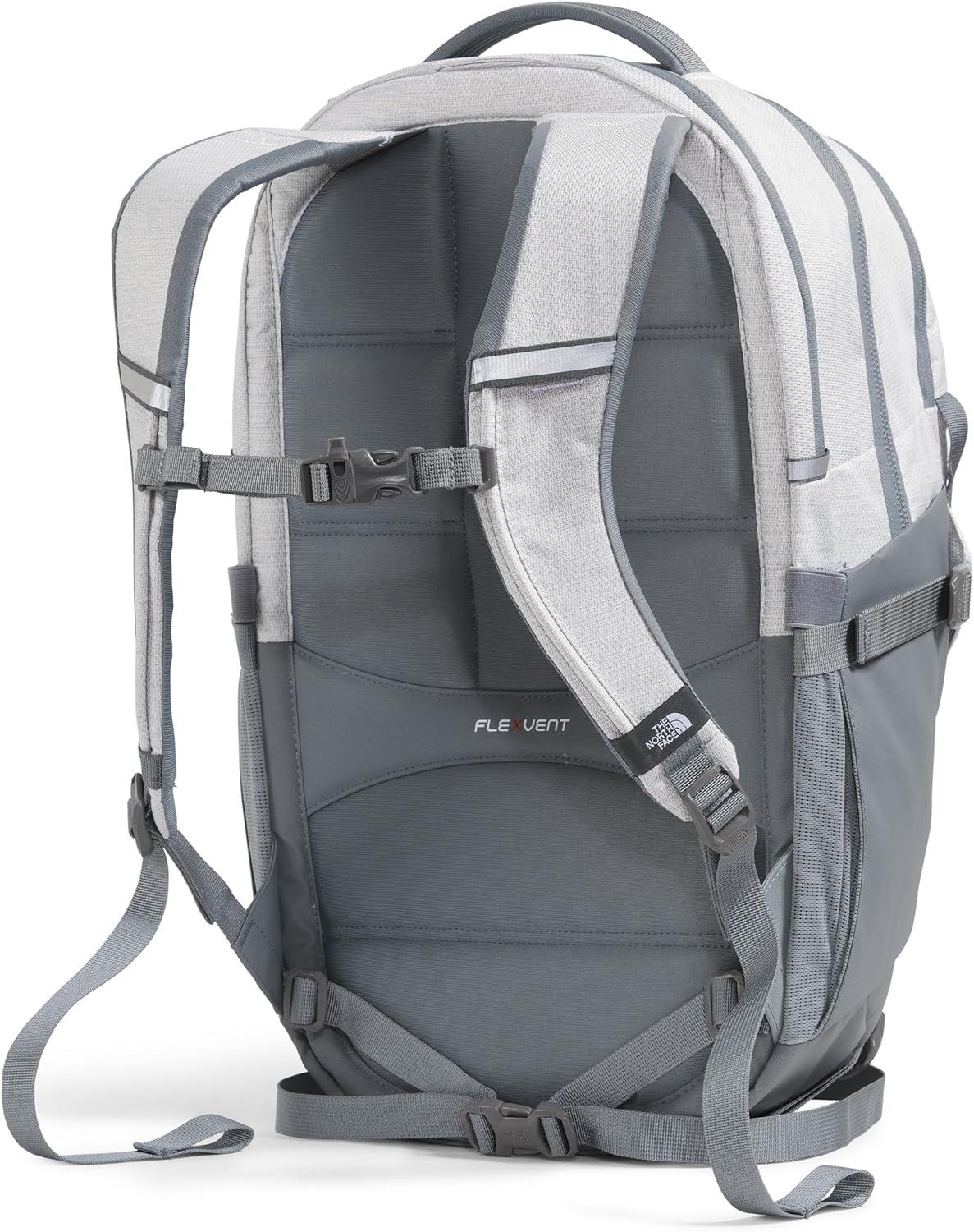 imageThe North Face Womens Recon Everyday Laptop Backpack Commuter Travel Bag with 16quot Laptop Sleeve WaterRepellent Finish WomenSpecific Fit Blue Eclipse Light HeatherBlue Eclipse One SizeTnf White Metallic MlangeMid Greynpf