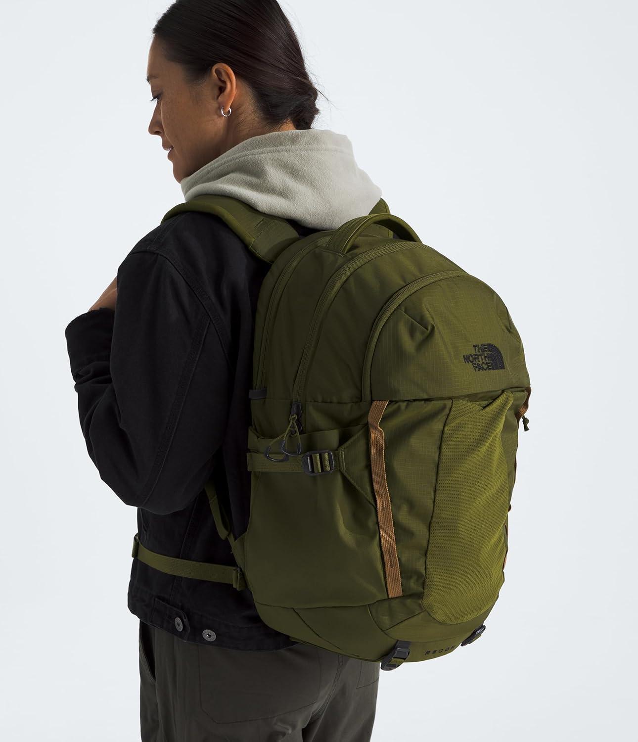 imageThe North Face Womens Recon Everyday Laptop Backpack Commuter Travel Bag with 16quot Laptop Sleeve WaterRepellent Finish WomenSpecific Fit Blue Eclipse Light HeatherBlue Eclipse One SizeForest OliveUtility Brown