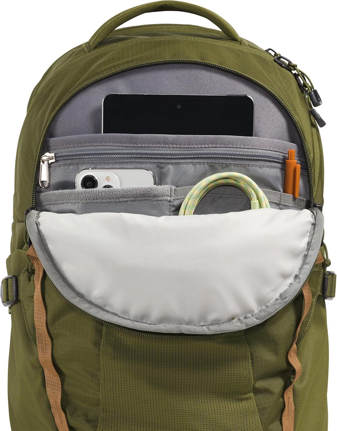 imageThe North Face Womens Recon Everyday Laptop Backpack Commuter Travel Bag with 16quot Laptop Sleeve WaterRepellent Finish WomenSpecific Fit Blue Eclipse Light HeatherBlue Eclipse One SizeForest OliveUtility Brown