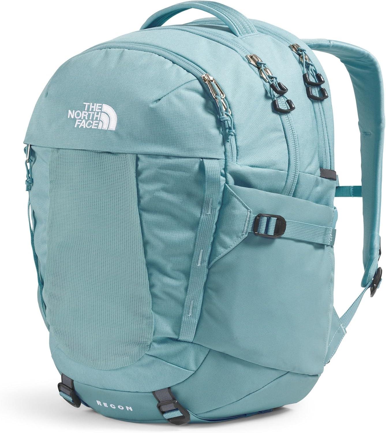 imageThe North Face Womens Recon Everyday Laptop Backpack Commuter Travel Bag with 16quot Laptop Sleeve WaterRepellent Finish WomenSpecific Fit Blue Eclipse Light HeatherBlue Eclipse One SizeBlue Eclipse Light HeatherBlue Eclipse