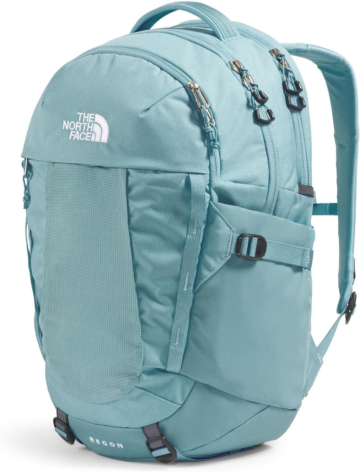 imageThe North Face Womens Recon Everyday Laptop Backpack Commuter Travel Bag with 16quot Laptop Sleeve WaterRepellent Finish WomenSpecific Fit Blue Eclipse Light HeatherBlue Eclipse One SizeBlue Eclipse Light HeatherBlue Eclipse