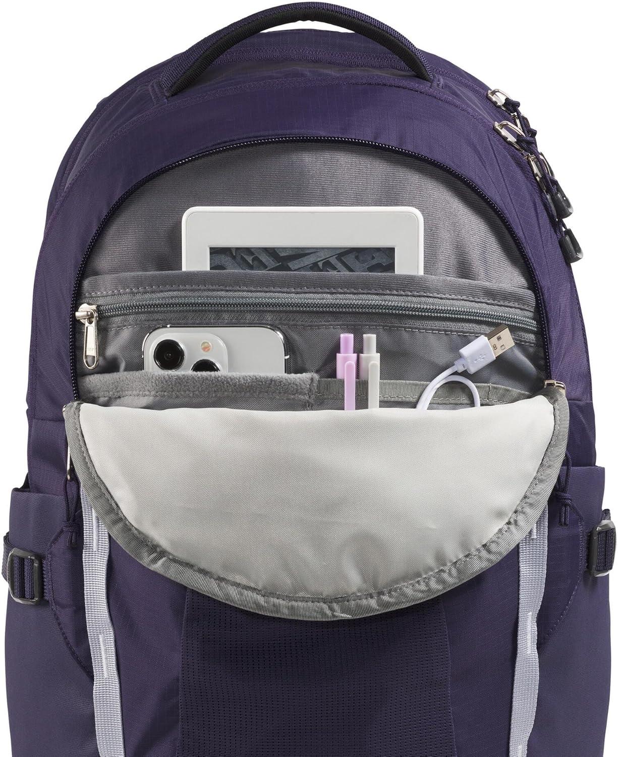 imageThe North Face Womens Recon Everyday Laptop Backpack Commuter Travel Bag with 16quot Laptop Sleeve WaterRepellent Finish WomenSpecific Fit Blue Eclipse Light HeatherBlue Eclipse One SizeEternal PurpleBlue Flax