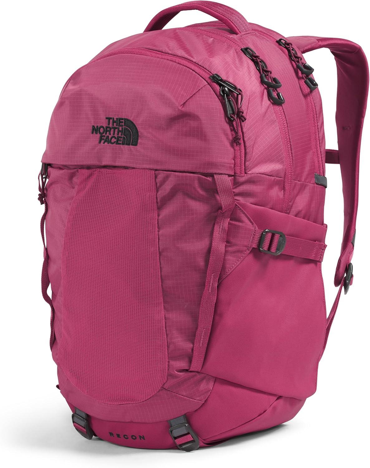 imageThe North Face Womens Recon Everyday Laptop Backpack Commuter Travel Bag with 16quot Laptop Sleeve WaterRepellent Finish WomenSpecific Fit Blue Eclipse Light HeatherBlue Eclipse One SizeCyber BerrySumac