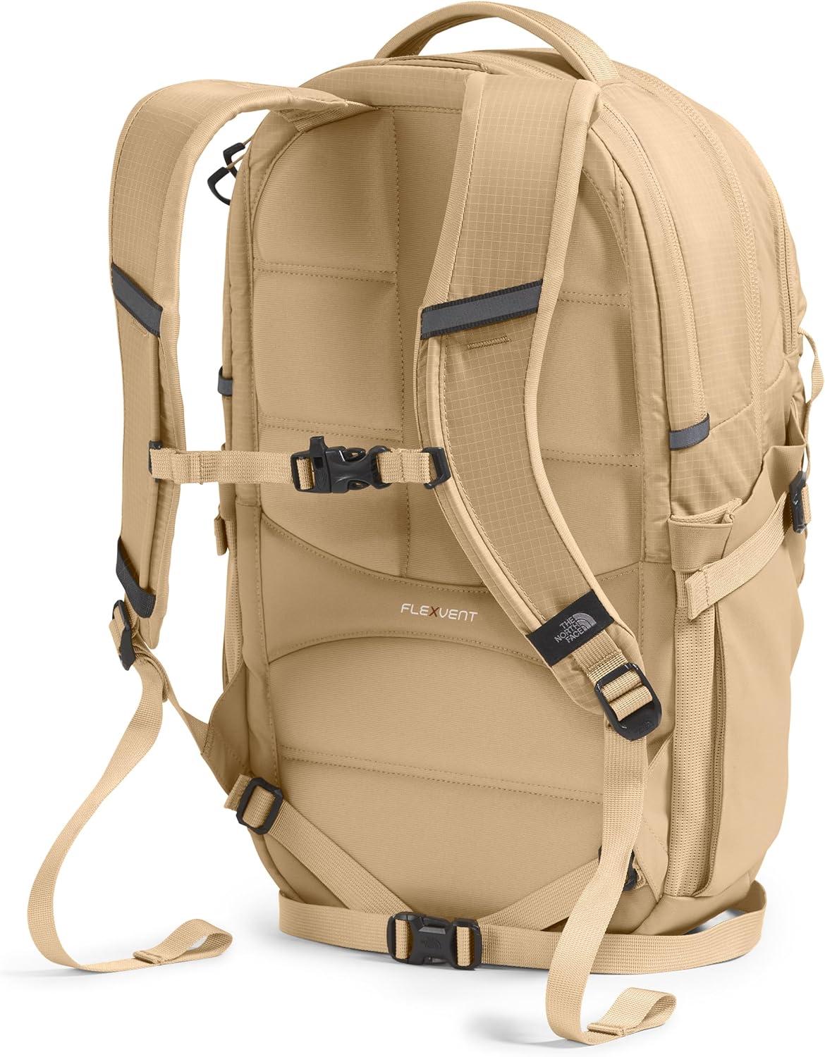 imageThe North Face Womens Recon Everyday Laptop Backpack Commuter Travel Bag with 16quot Laptop Sleeve WaterRepellent Finish WomenSpecific Fit Blue Eclipse Light HeatherBlue Eclipse One SizeKhaki Stone