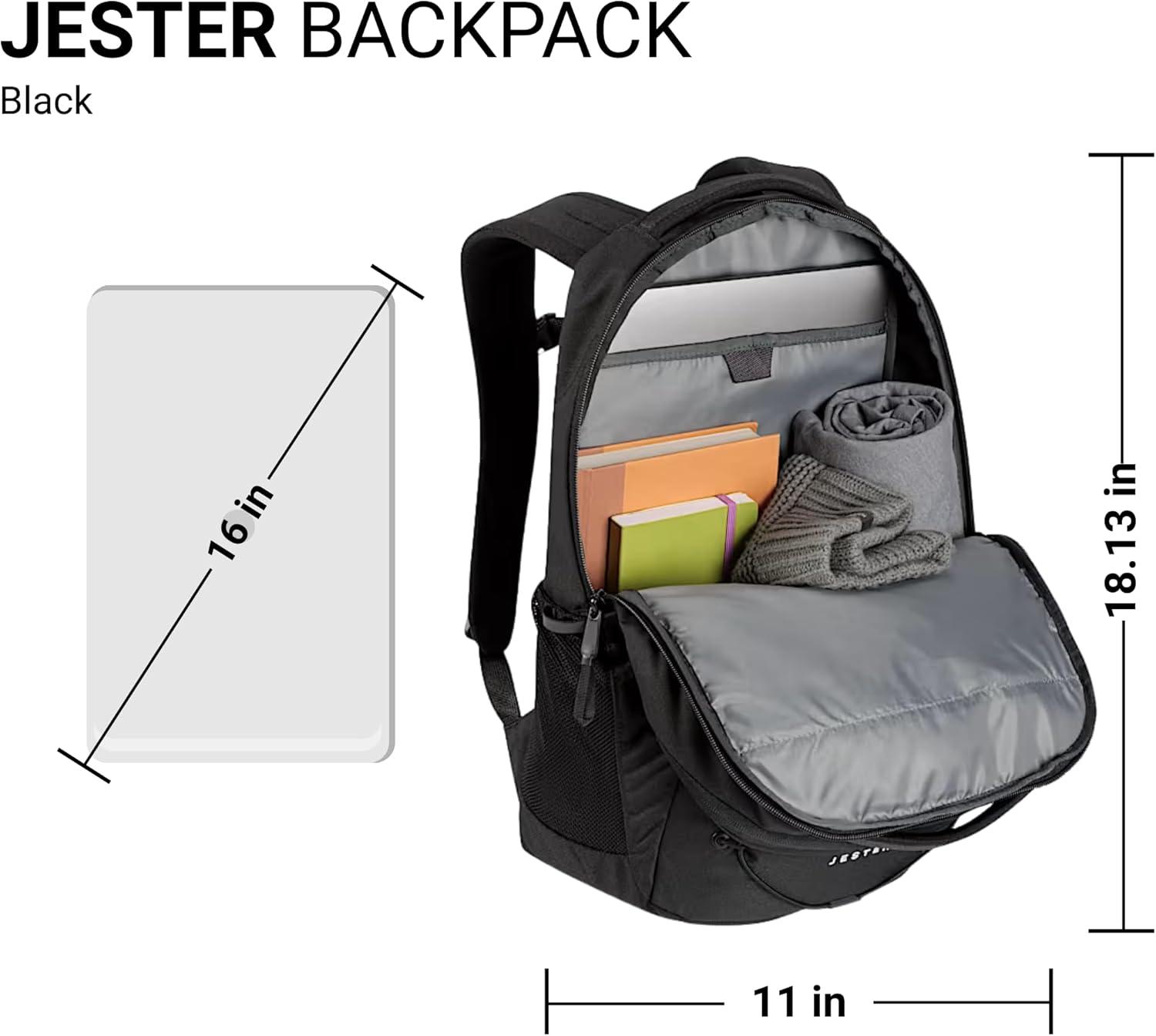 imageThe North Face Womens Recon Everyday Laptop Backpack Commuter Travel Bag with 16quot Laptop Sleeve WaterRepellent Finish WomenSpecific Fit Blue Eclipse Light HeatherBlue Eclipse One SizeTNF BlackTNF Black