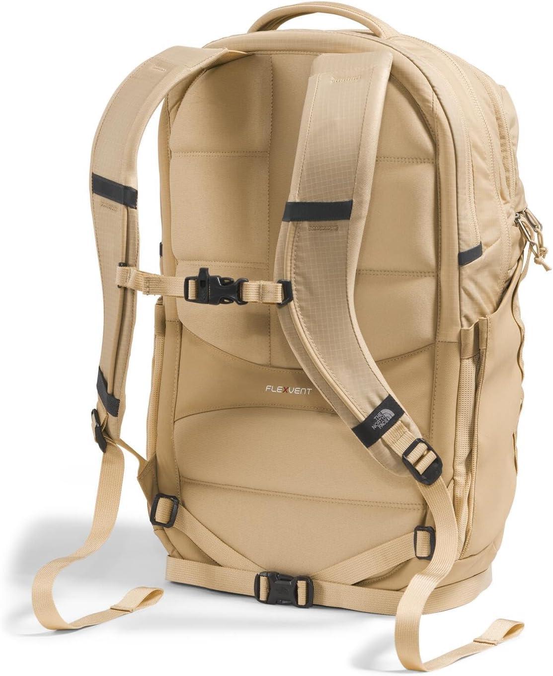 imageThe North Face Womens Surge Commuter Laptop Backpack Everyday Travel Bag with 16quot Laptop Sleeve WaterRepellent Finish WomenSpecific Fit TNF BlackTNF BlackNPF One SizeKhaki Stone