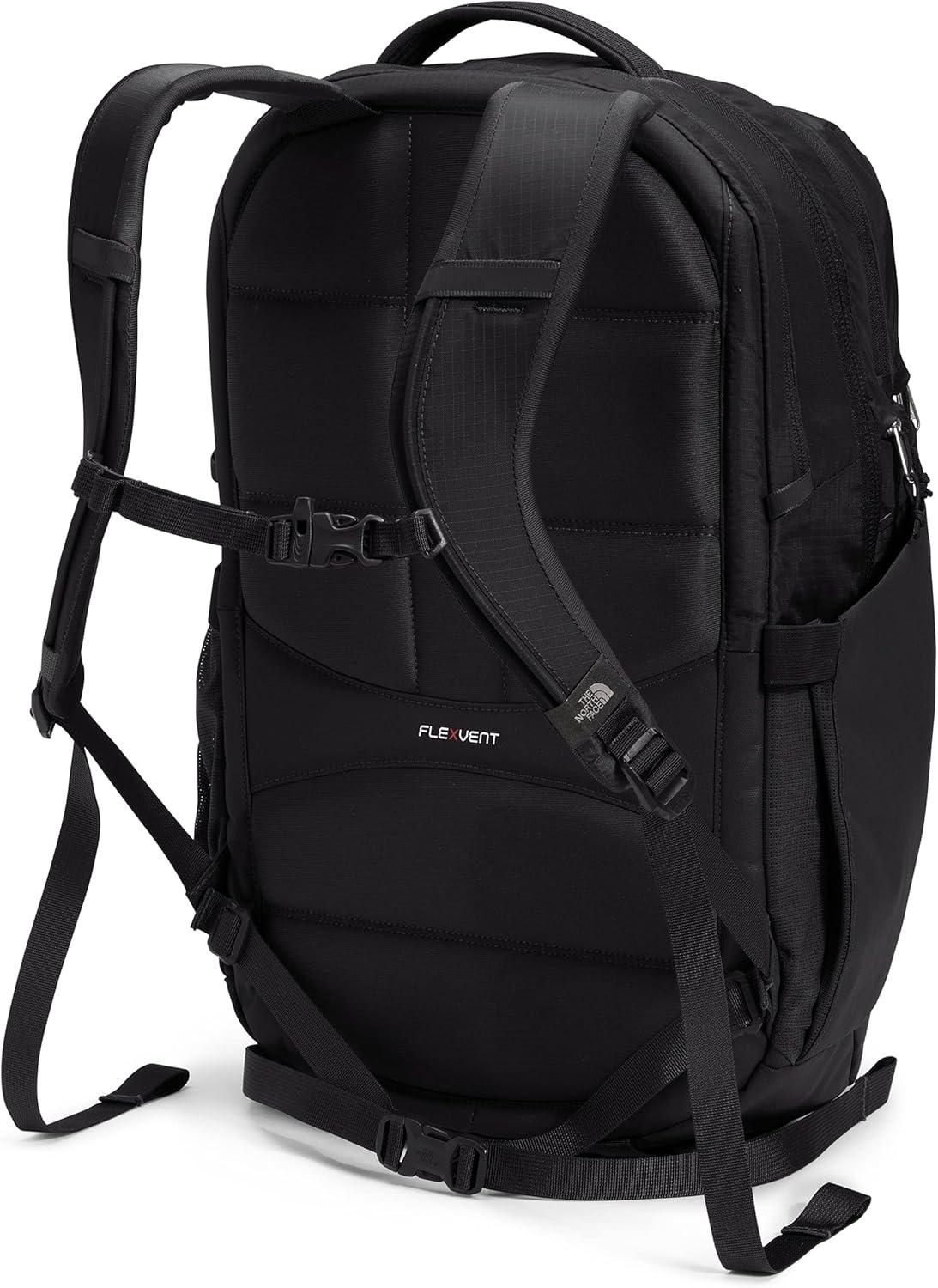imageThe North Face Womens Surge Commuter Laptop Backpack Everyday Travel Bag with 16quot Laptop Sleeve WaterRepellent Finish WomenSpecific Fit TNF BlackTNF BlackNPF One SizeTnf BlackTnf Black