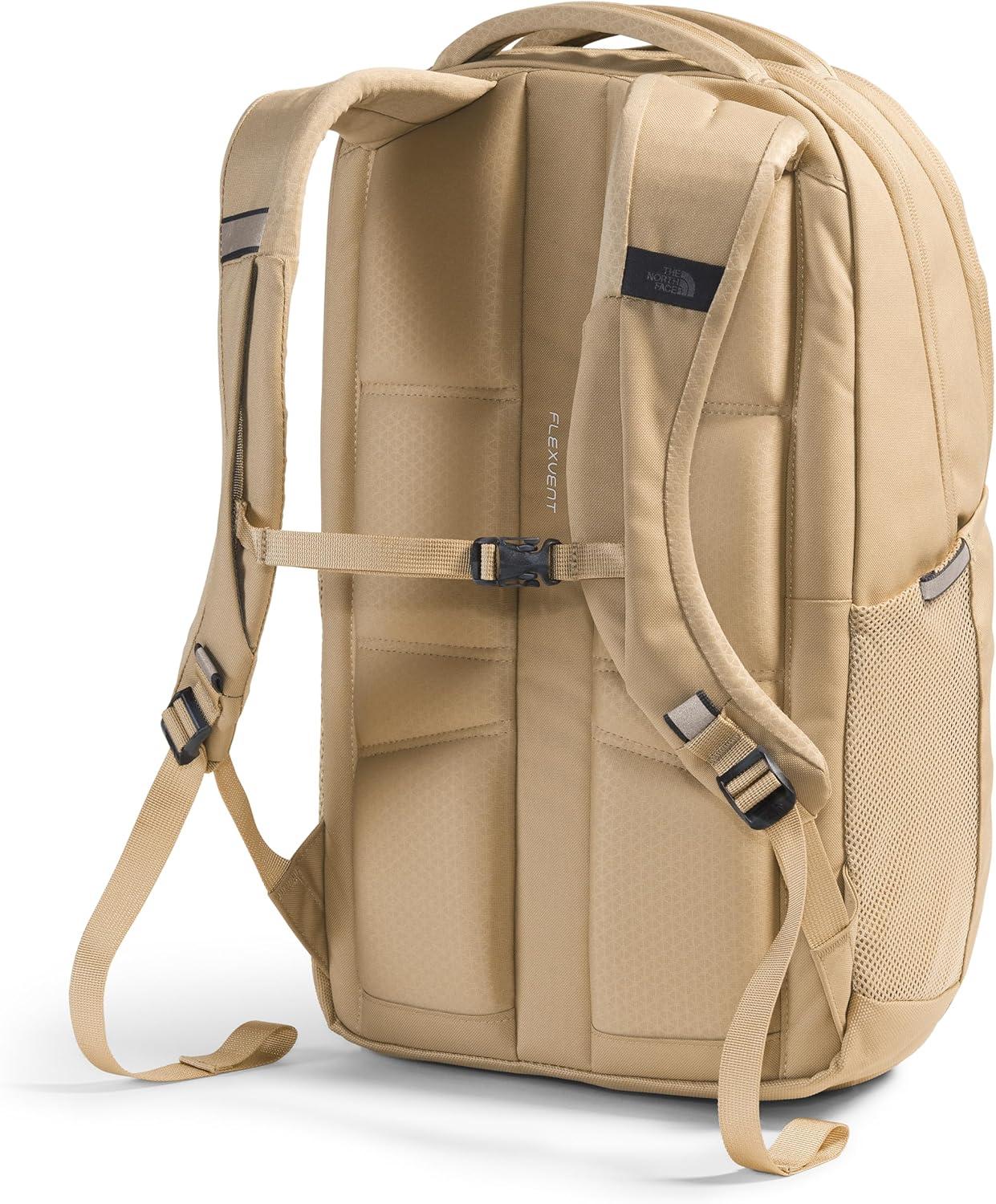 imageThe North Face Womens Vault Everyday Laptop Backpack Commuter Travel Bag with WaterRepellent Finish Spacious Main Compartment Slate MossWhite Dune One SizeKhaki Stone