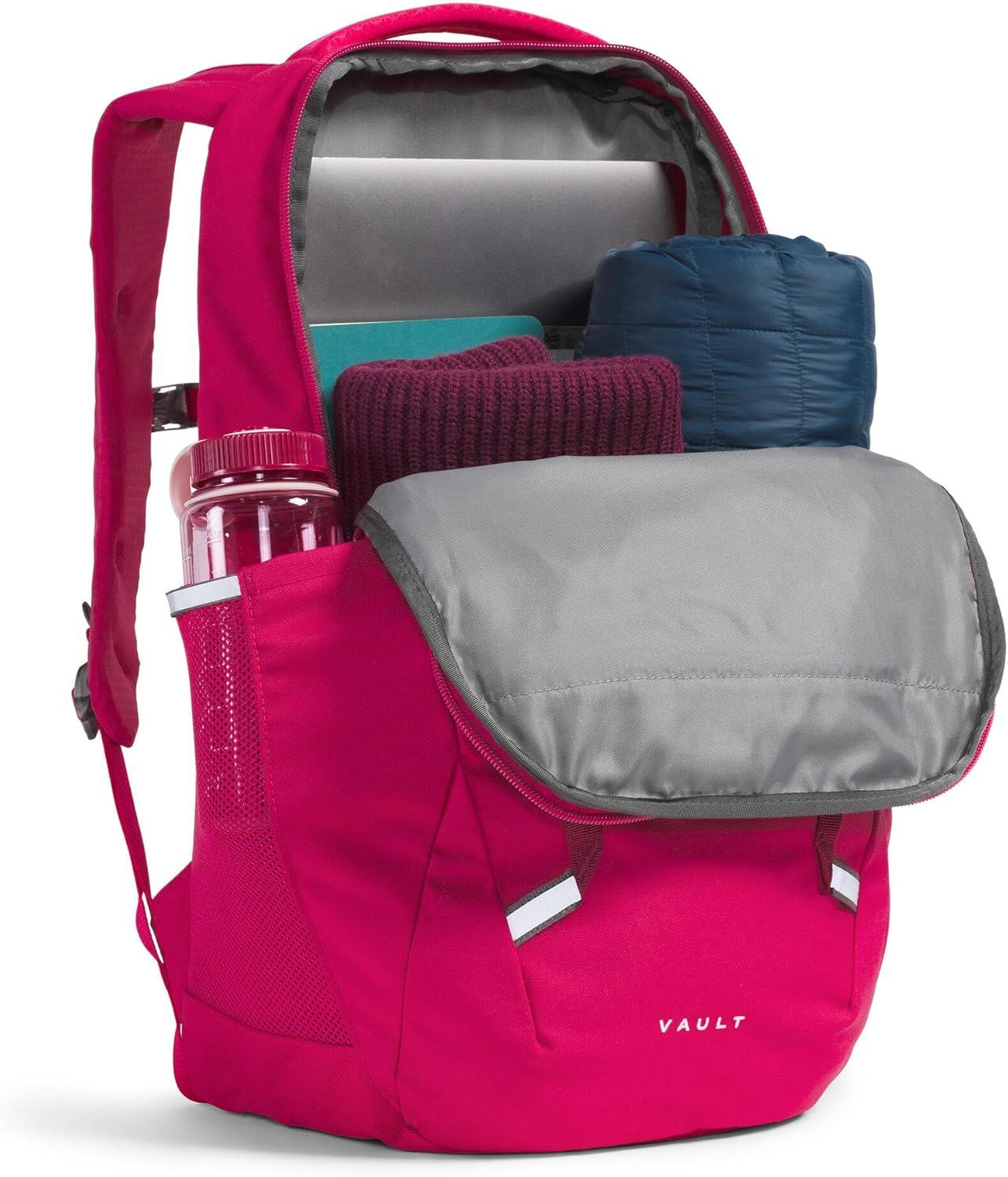 imageThe North Face Womens Vault Everyday Laptop Backpack Commuter Travel Bag with WaterRepellent Finish Spacious Main Compartment Slate MossWhite Dune One SizeLali GuranRhododendron