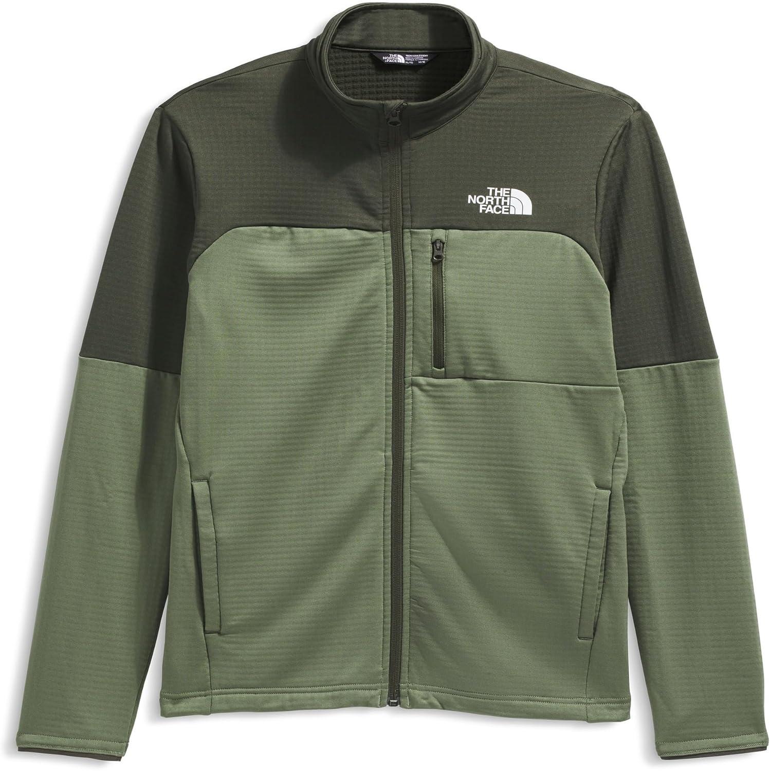 imageThe North Face boys Hike Midlayer Full Zip JacketBark MistNew Taupe Green