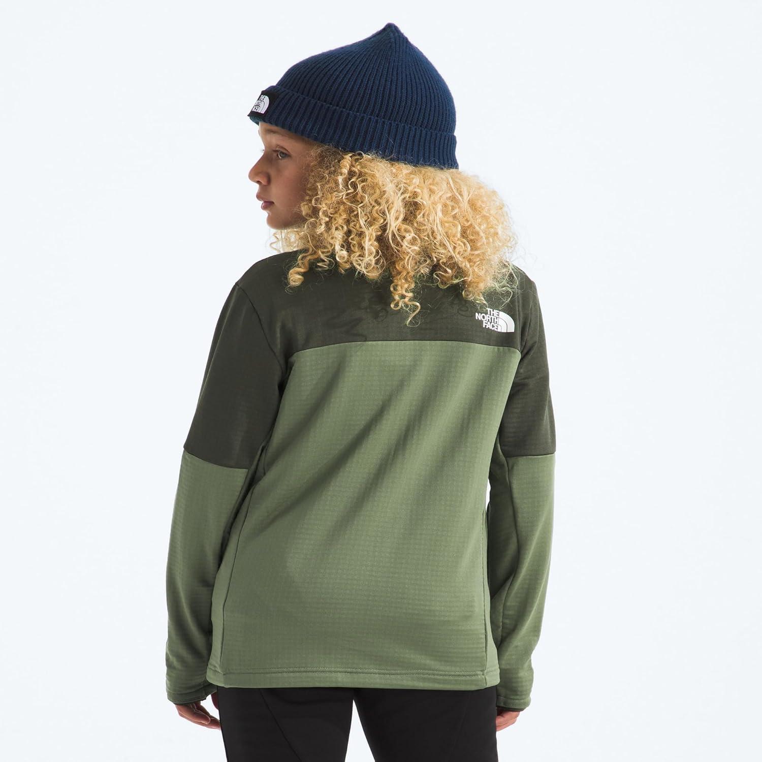 imageThe North Face boys Hike Midlayer Full Zip JacketBark MistNew Taupe Green