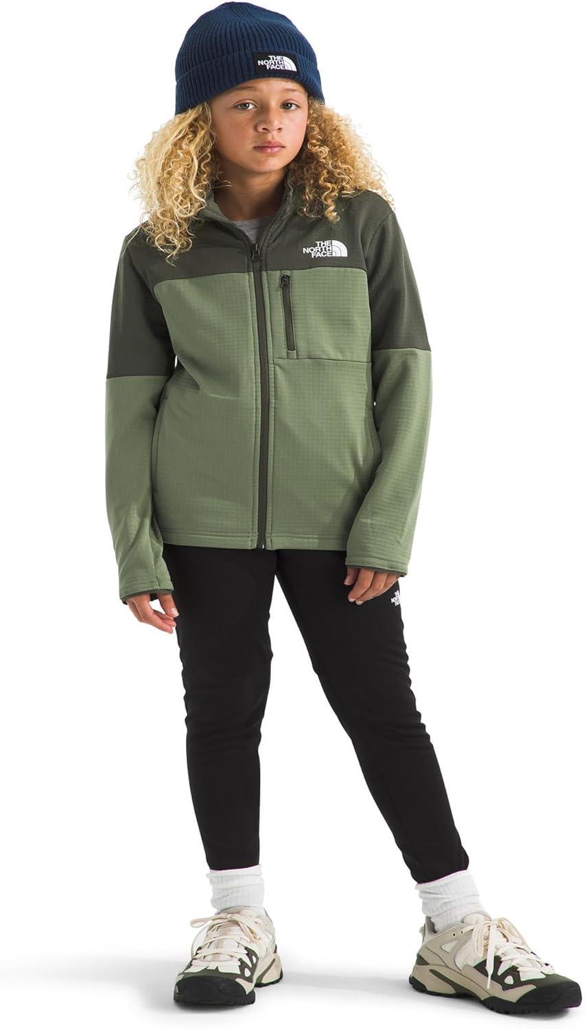 imageThe North Face boys Hike Midlayer Full Zip JacketBark MistNew Taupe Green