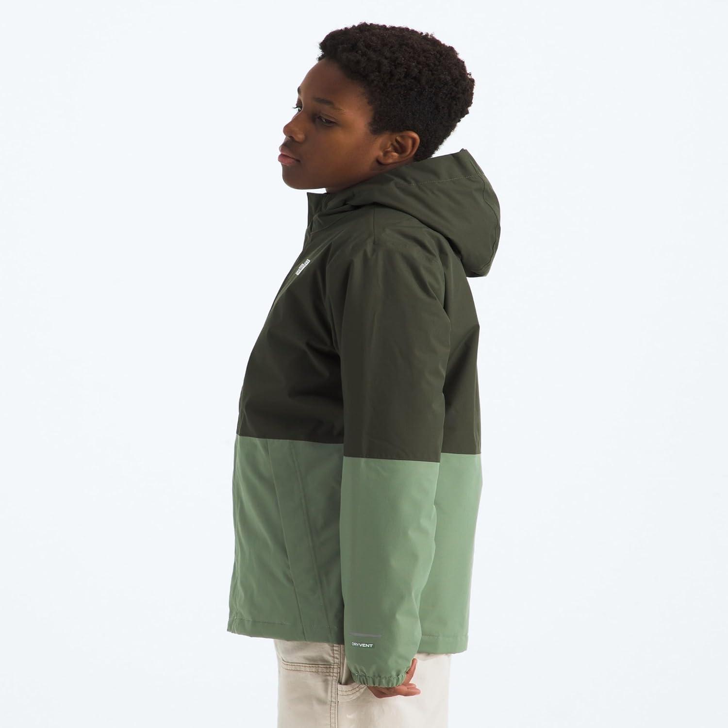 imageThe North Face boys Warm Antora Rain Jacket Little KidBig KidNew Taupe GreenBark Mist