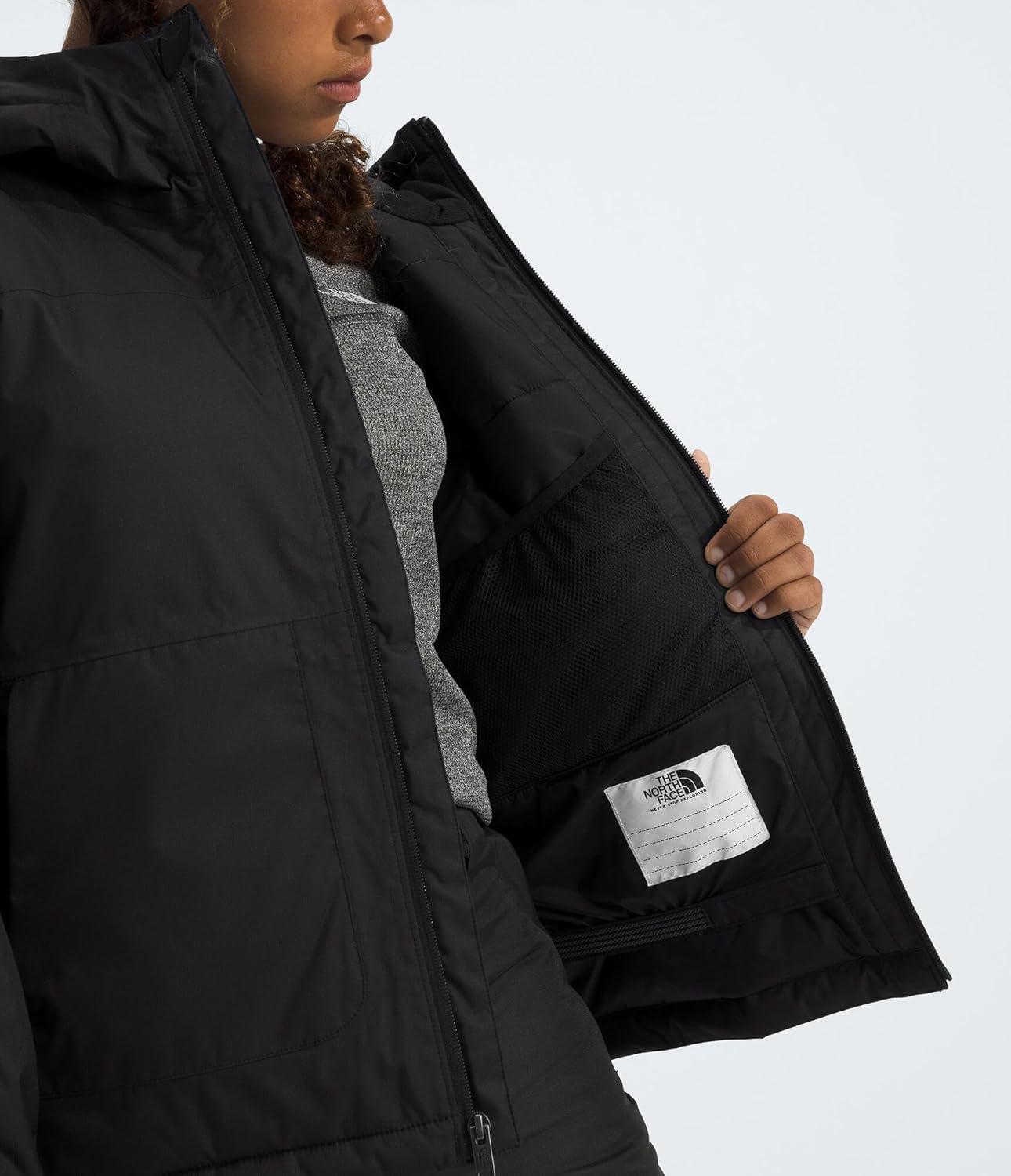 imageThe North Face girls Freedom Insulated Jacket Little KidBig KidTnf Black