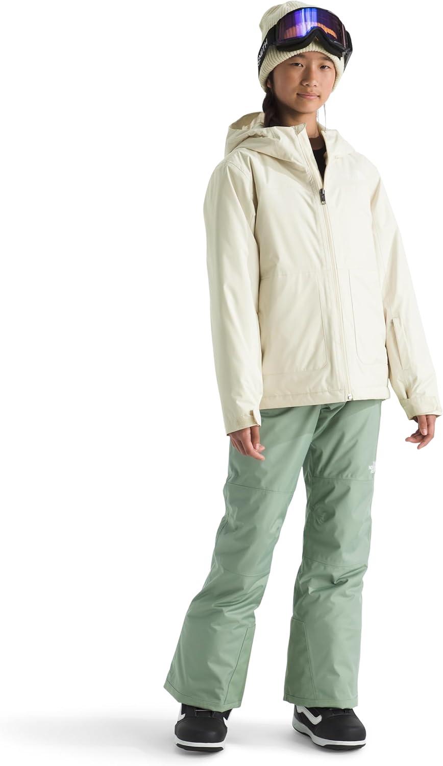 imageThe North Face girls Freedom Insulated Jacket Little KidBig KidWhite Dune