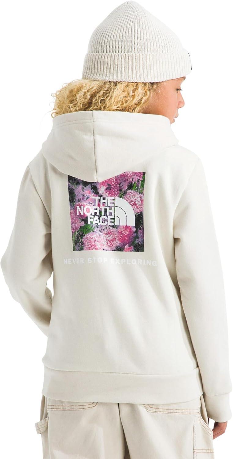 imageThe North Face unisexchild Evolution Box Nse Pullover Graphic HoodieWhite Dune
