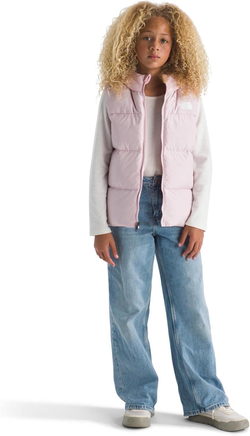 imageThe North Face unisexchild North Down Hooded VestPale Blossom