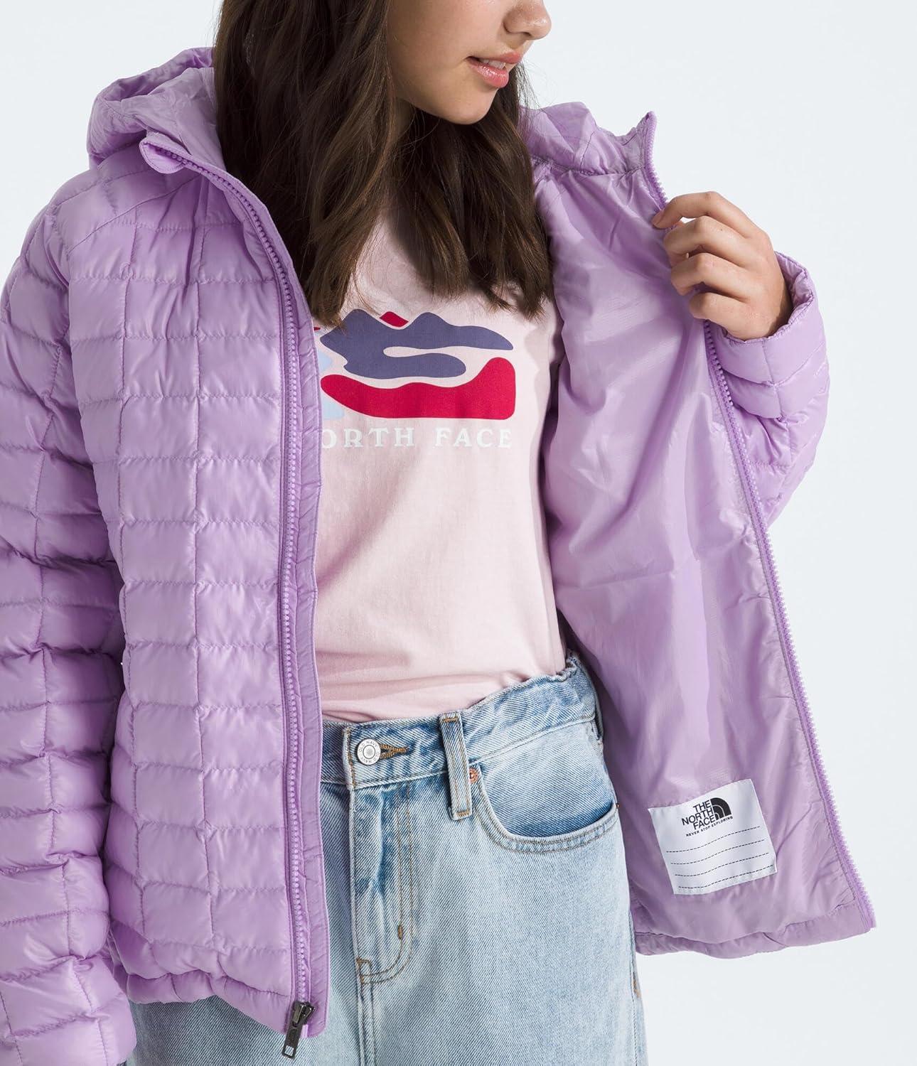imageThe North Face unisexchild Thermoball Hooded JacketLite Lilac