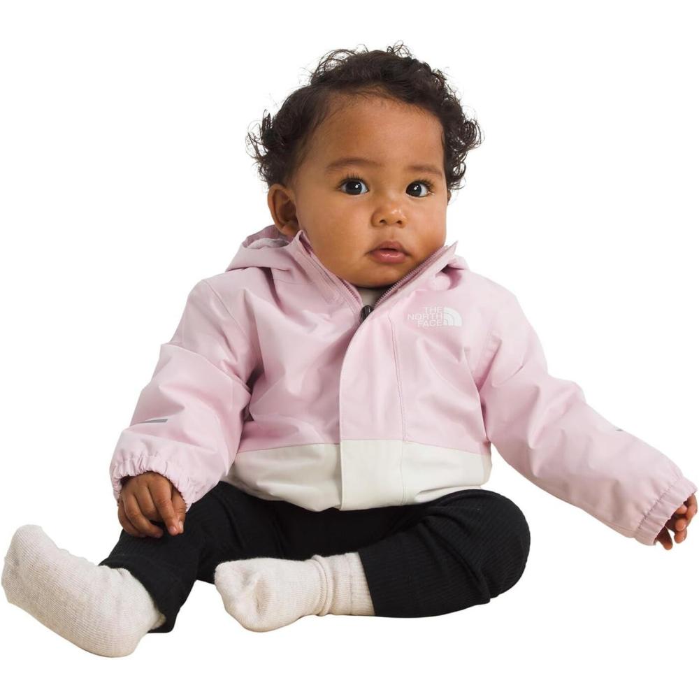 imageTHE NORTH FACE Baby Warm Antora Rain Jacket Windproof ampamp Waterproof Rain Coat Adjustable 3piece HoodPale BlossomWhite Dune