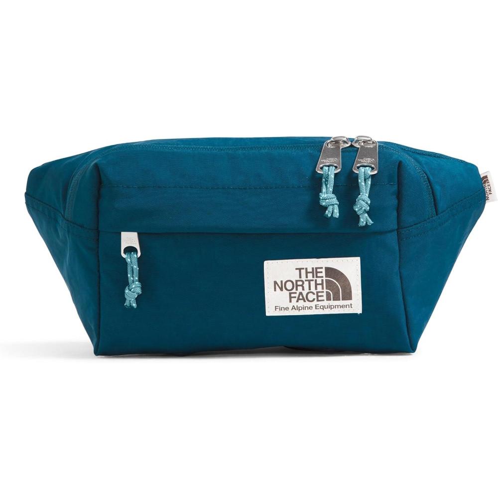 imageTHE NORTH FACE Berkeley Lumbar Bag Waterrepellent Fanny Pack for Men ampamp Women External Pocket ampamp Adjustable StrapMidnight PetrolAlgae Blue