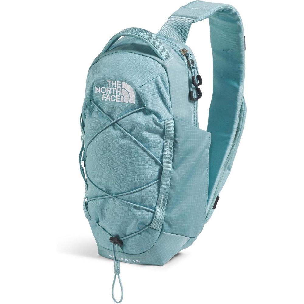 imageTHE NORTH FACE Borealis SIing Bag Crossbody Adjustable Strap Water Repellent Finish Multiple Compartments Tablet SleeveBlue Eclipse Light HeatherBlue Eclipse