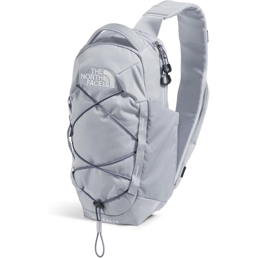 imageTHE NORTH FACE Borealis SIing Bag Crossbody Adjustable Strap Water Repellent Finish Multiple Compartments Tablet SleeveBlue FlaxTwilight Galaxy