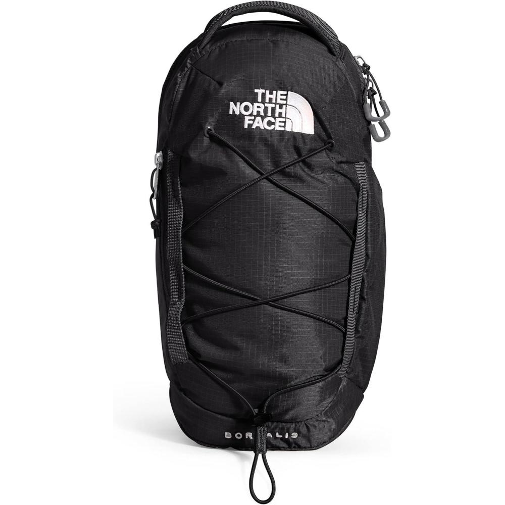 imageTHE NORTH FACE Borealis SIing Bag Crossbody Adjustable Strap Water Repellent Finish Multiple Compartments Tablet SleeveTnf BlackTnf White