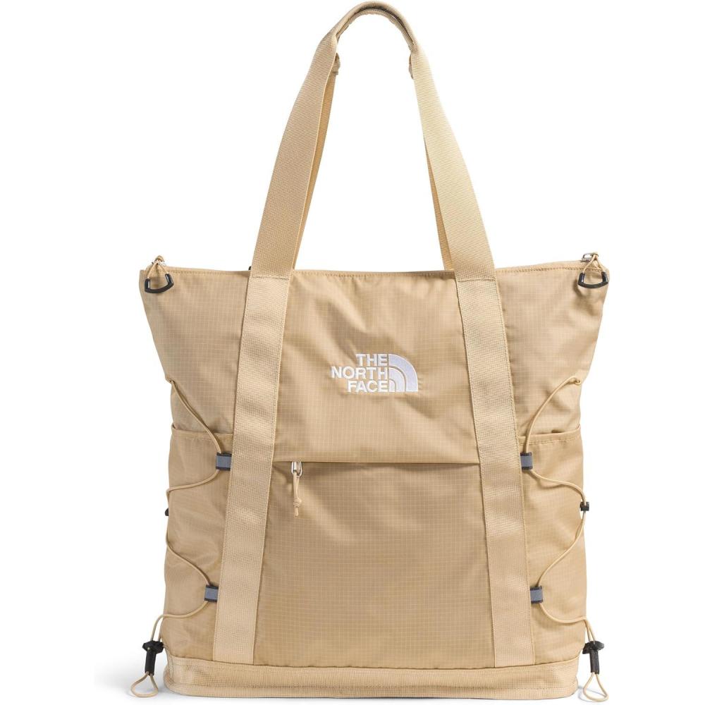 imageTHE NORTH FACE Borealis Tote Bag Over Shoulder ampamp Backpack Carry Options Water Repellent 16quot Laptop SleeveKhaki Stone