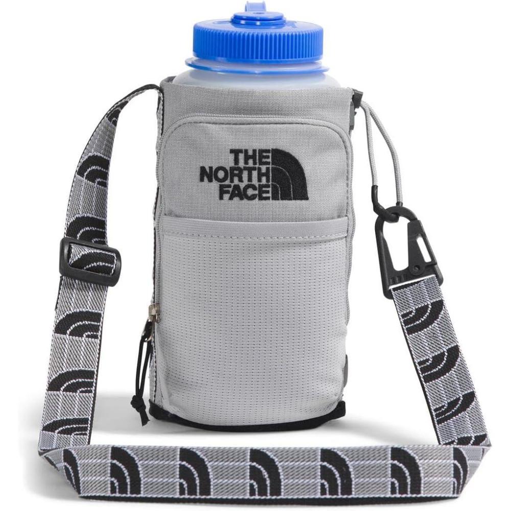 imageTHE NORTH FACE Borealis Water Bottle Holder Adjustable Strap WaterRepellent Finish External Pocket with Key HookMeld Grey Dark HeatherTnf Blacknpf