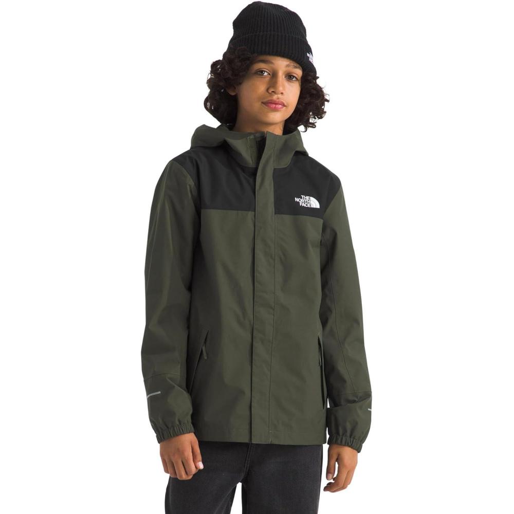 imageTHE NORTH FACE Boys Antora Waterproof Rain JacketNew Taupe Green